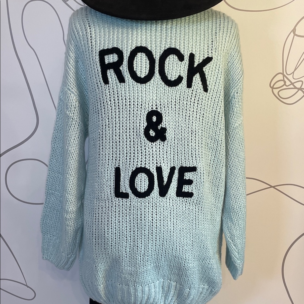 LOVE & ROCK - Cardigan Sweater multiple colors size S (oversized)
